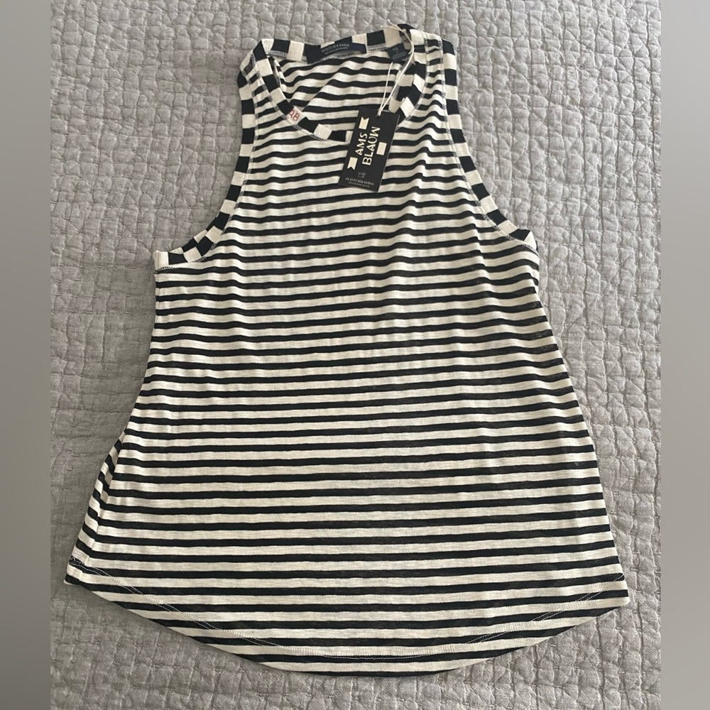 Scotch & Soda striped tank (size small - new with tags)